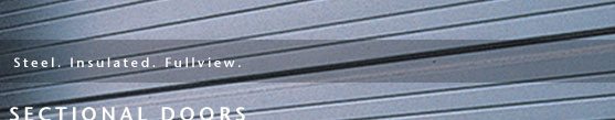 Commercial Garage Door Sectional Banner Commercial Garage Door Sectional Banner