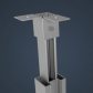 Optional Extruded Aluminum Telescoping Support Tubes Optional Extruded Aluminum Telescoping Support Tubes
