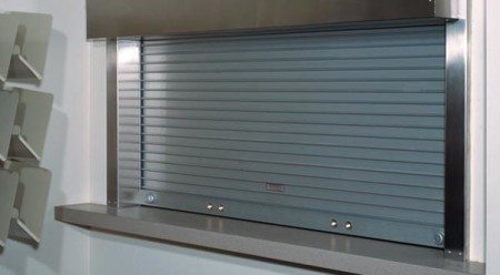 Rolling Slat Commercial Garage door Model 4500