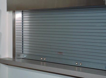 Rolling Slat Commercial Garage door Model 4500